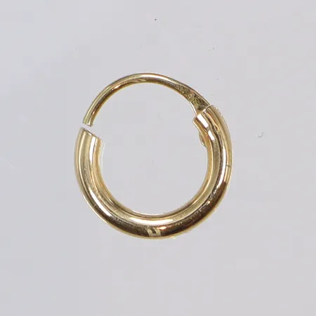 Udda örhänge, Ø11mm, bredd 2mm, 14K  Vikt: 0,6 g