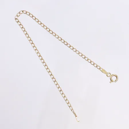 Armband pansar, 18cm, bredd 2mm, ihålig, bucklig, 18K Vikt: 1,2 g