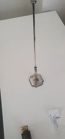 Flaggstång silver gravyr, silver 800/1000, längd 48cm,  211gr Vikt: 211 g