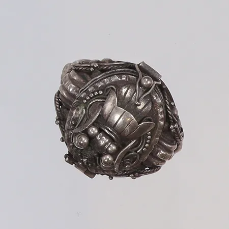 Ring, stl 18¼, bredd 3-18mm, Silver 925/1000 Vikt: 5,8 g