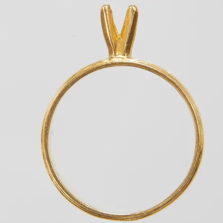 Ring, defekt, saknar sten, 18K Vikt: 4,5 g