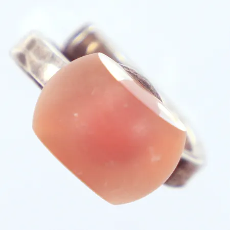 Ring Kosta Boda, glasdetalj, Ø17,5, justerbar, silver 925/1000 Vikt: 8,7 g