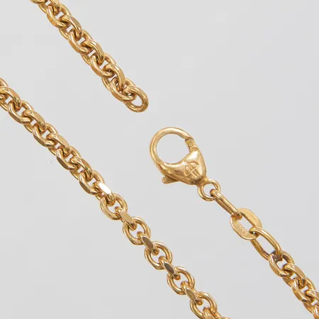 Kedja Ankar, längd ca 50cm, bredd 3mm, Balestra, saknar ögla, 18K Vikt: 20,1 g