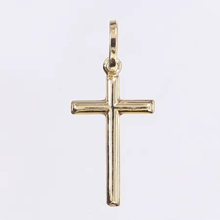Hänge kors, 27x12mm, 18K Vikt: 0,7 g