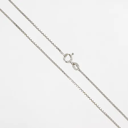 Kedja Venezia, ca 40,5cm, bredd ca 1,5mm, rodierad, 925/1000 Silver Vikt: 2,6 g