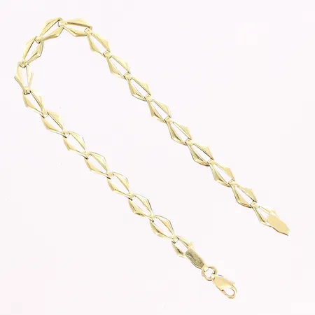 Armband, 19cm, bredd 5,1mm, 14K. Vikt: 3,9 g