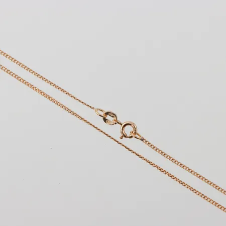 Collier Pansar, längd ca 50cm, bredd 1.2 mm, 18k. Vikt: 3 g