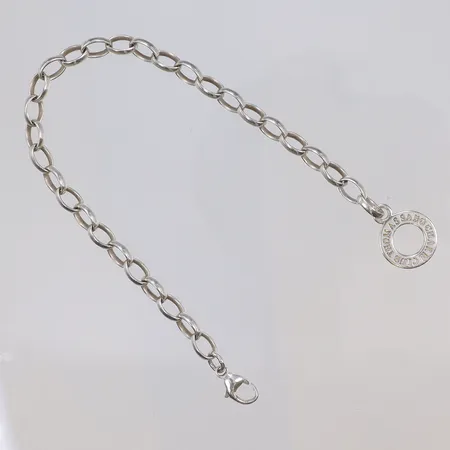 Armband, Thomas Sabo, Charm Club, ca 20cm, bredd ca 5mm, Silver 925/1000  Vikt: 7,7 g