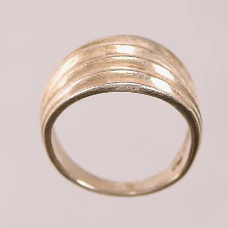 Ring, Ø17¾, bredd:19mm, oval skena, 925/1000 Silver 9,2g.