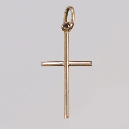 Hänge Kors 14x28mm inklusive hängöglan, 14K Vikt: 0,7 g
