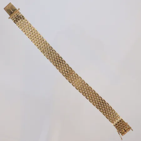 Armband Korridor 17cm bredd 12cm, SO, Malmö 1947, 18K Vikt: 38,9 g