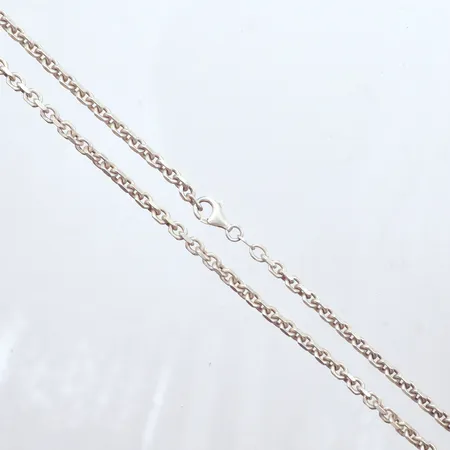 Kedja ankar, längd 51cm, bredd 3,7mm, Guldfynd, silver 925/1000 Vikt: 18,5 g