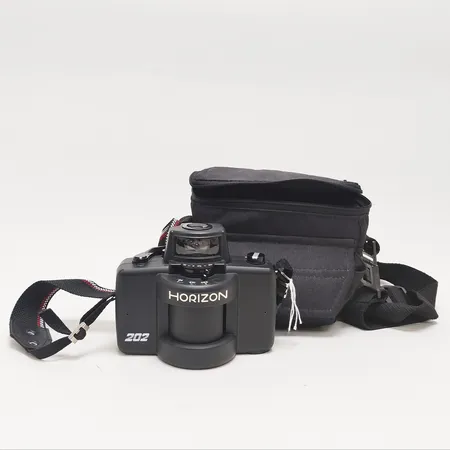 Panorama kamera Horizon 202, analog, kameraväska. Skickas med postpaket.