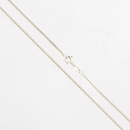 Kedja Pansar, ca 50,5cm, bredd ca 1,5mm, 925/1000 Silver Vikt: 2,8 g