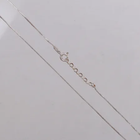 Kedja, venezia, 36-38,5cm, bredd: 0,8mm, Guldfynd, 925/1000 silver Vikt: 2 g