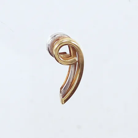 Hänge, 2-färgad, längd 1,5cm, GHA, 18k Vikt: 0,7 g