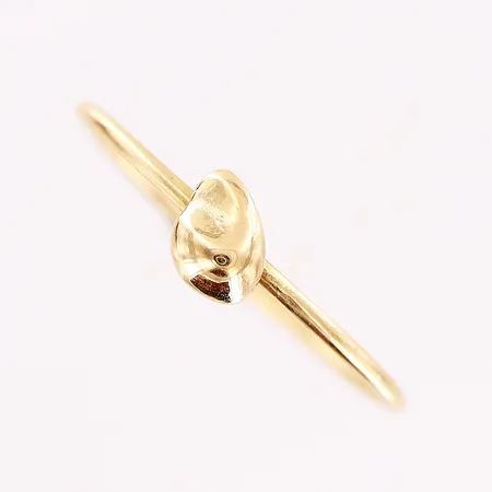 Ring, stl 17, bredd 1-4,5mm, 18K Vikt: 1 g