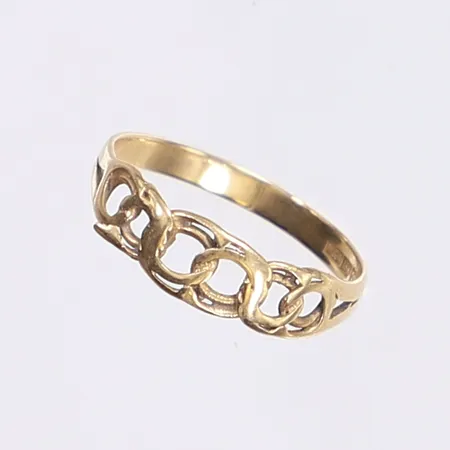 Ring Bismarck defekt, 18K Vikt: 1,5 g