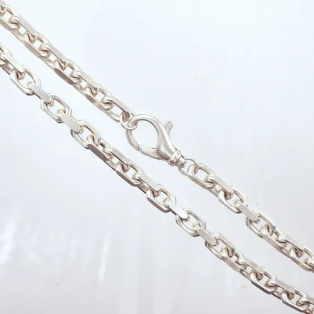 Kedja Ankar, Guldfynd, längd 57,5cm, bredd 8,1mm, silver 925/1000 Vikt: 107,6 g