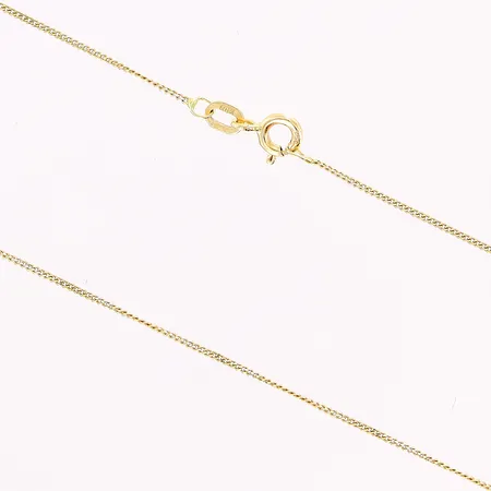 Kedja Pansar, 45cm, bredd 0,9mm, 18K. Vikt: 1,8 g