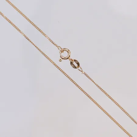 Kedja Pansar 45cm bredd 1mm Balestra 18K Vikt: 1,8 g