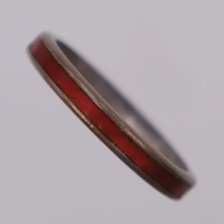 Ring, emalj, stl 16, bredd: 2,6mm, 925/1000 silver  Vikt: 1,7 g