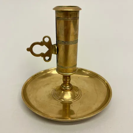 Kontorsljusstake Skultuna, nr 68, mässing, höjd 11cm