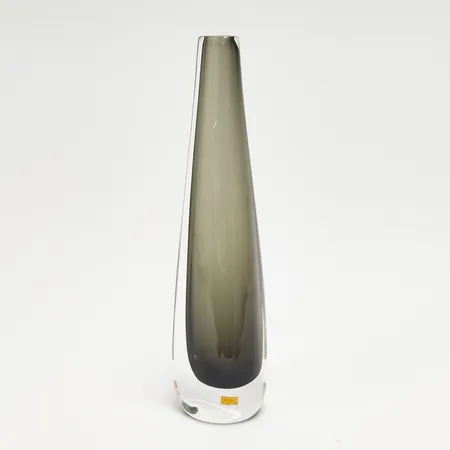 Vas Orrefors, Nils Landberg, höjd 30cm, etikettmärkt, repig, glas. 