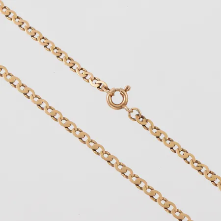 Collier, längd 45 cm, bredd 2.5 mm, 18k. Vikt: 6,5 g