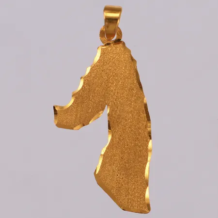 Hänge, 45x20mm, 21K Vikt: 3,1 g