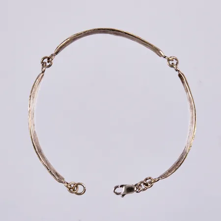 Armband längd ca 16,5cm, bredd ca 4-6mm, 925/1000 silver Vikt: 9 g
