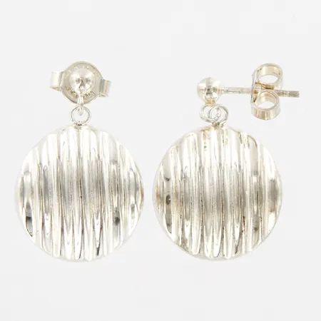 Ett par örhängen, ca 22mm, 925/1000 Silver Vikt: 1,7 g