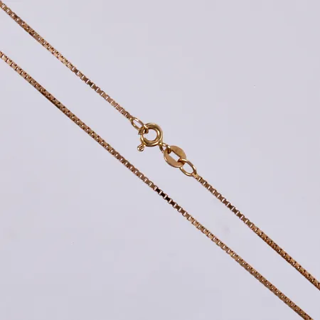 Kedja venezia, längd: ca 37cm, bredd: ca 1mm, 18K Vikt: 3,6 g