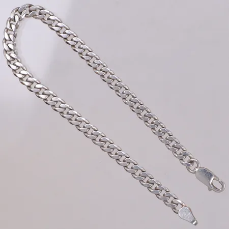 Armband Pansar, längd 18,5cm, bredd 4,5mm, silver 925/1000 Vikt: 7,8 g