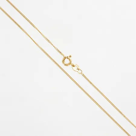 Kedja Pansar, ca 30cm, bredd ca 1,5mm, 18K Vikt: 2,1 g