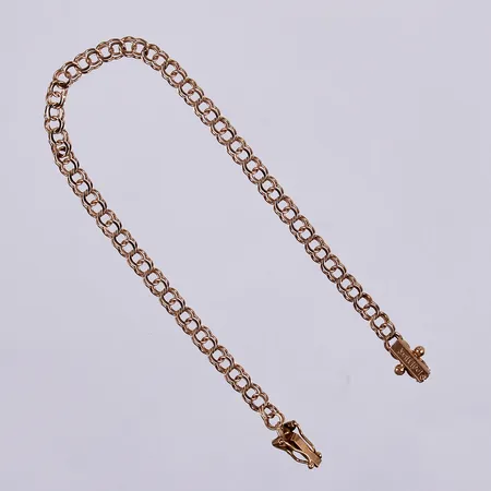 Armband Bismarck, längd: ca 18,8cm, bredd: ca 4mm, 18K  Vikt: 4,5 g