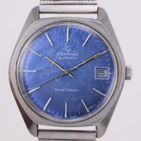 Herrur Certina Blue Ribbon, 36mm, automatisk, boettnr: 91312184,  repigt glas, stål, inga tillbehör