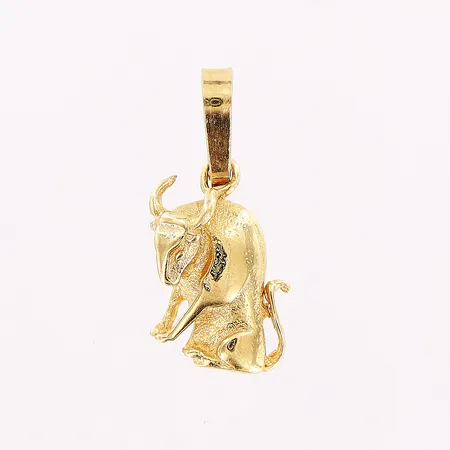 Hänge, oxe, 5,5x16mm, 18K  Vikt: 0,6 g