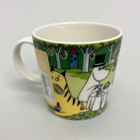 Muminmugg, Arabia, modell Garden Party, höjd 8cm, porslin, märkt CR1222