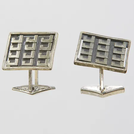 Manschettknappar, ca 17x21mm, 925/1000 silver Vikt: 13,1 g