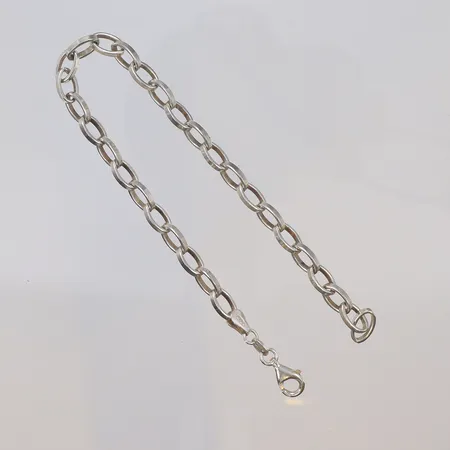 Armband, 21,5cm, bredd 5mm, GHA, Silver 925/1000  Vikt: 8,9 g