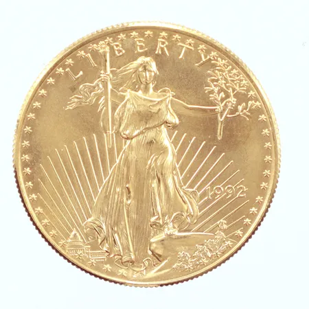 Guldmynt Amerikansk 1 Oz 50 Dollar Eagle , Finguld 1oz 31,1g (Bruttovikt 33,93) 21k 