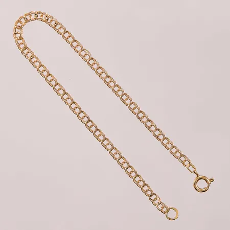 Armband Bismarck, 18cm, bredd:4mm, 18K 2,8g.