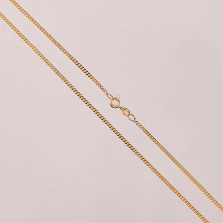 Kedja pansar, 44cm, bredd:1mm, 18K 5,3g.