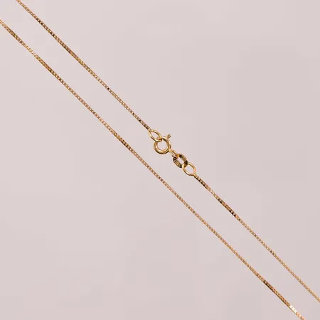 Kedja Venezia, 42cm, bredd:1mm, 18K 2,5g.