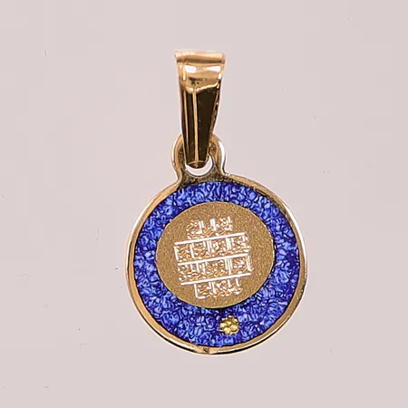 Hänge, 12x10mm, 18K 0,9g.