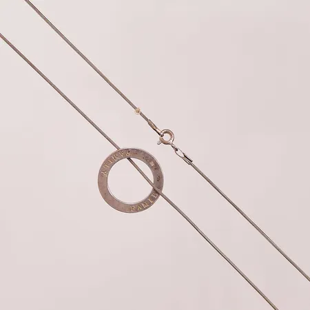 Kedja med hänge "Family", 40cm, 925/1000 Silver 5,8g.