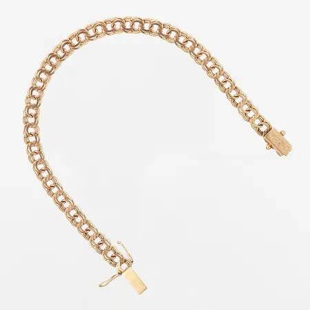 Armband Bismarck, 19cm, bredd: 6mm, 18K Vikt: 11,7 g