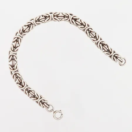 Armband Kejsar, 20cm, bredd: 8mm, silver 835/1000 Vikt: 48,1 g