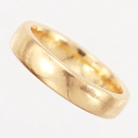 Ring slät, stl 20, bredd: 5mm, Schalins, gravyr, 18K Vikt: 10,4 g